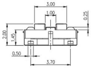 带灯轻触开关结构图