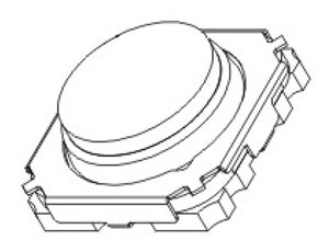 带灯轻触开关R2990结构图